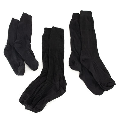 British Assorted Black Light Weight Socks [5-Pack] | Issued, , large